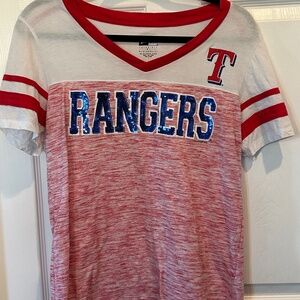Texas Rangers Genuine Merchandise Embellished T-Shirt